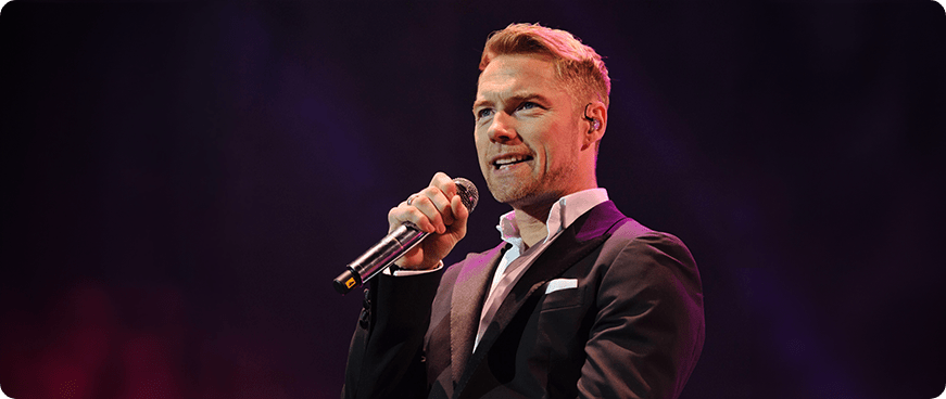 An exclusive performance by Ronan Keating