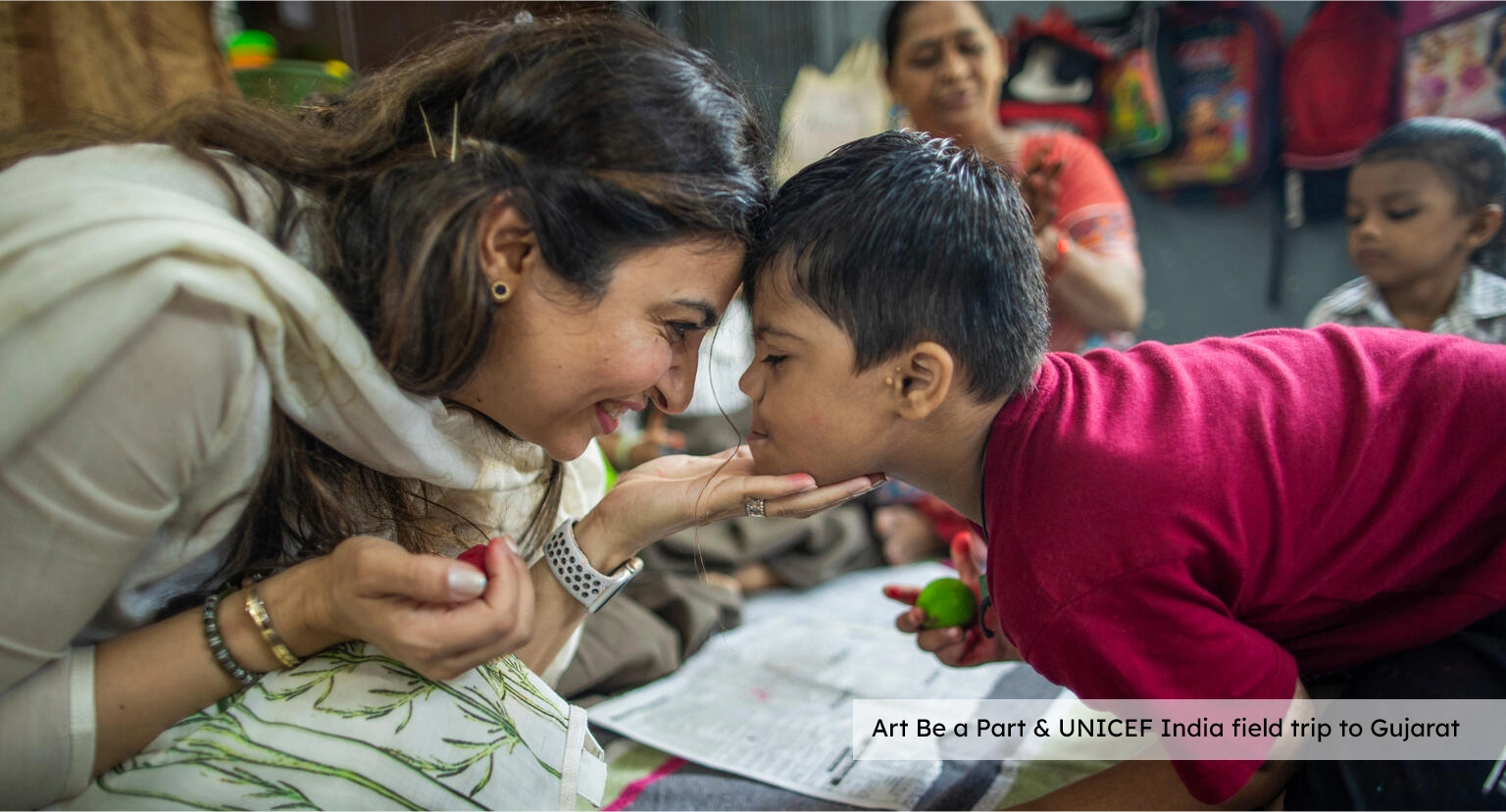 Art Be a Part & UNICEF India field trip to Gujarat